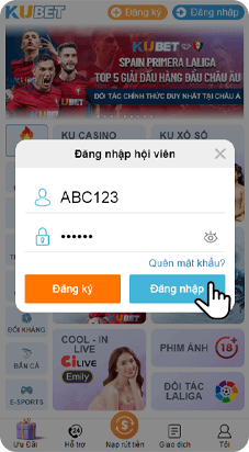 các bước xác minh Kubet 11