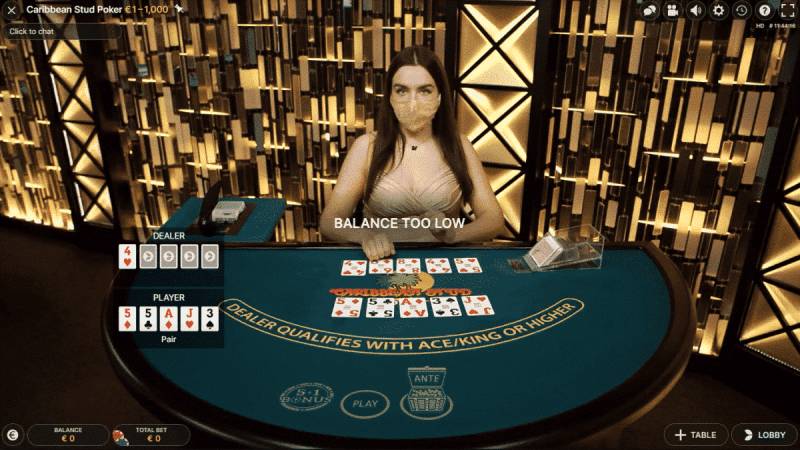 Kinh nghiệm chơi Caribbean Stud Poker dễ thắng